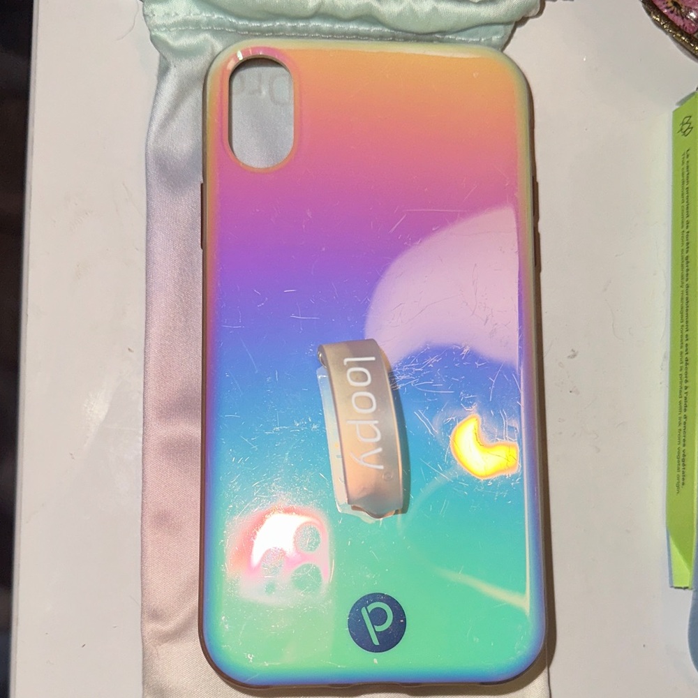 iPhone XR Loopy Case iridescent Phone Case